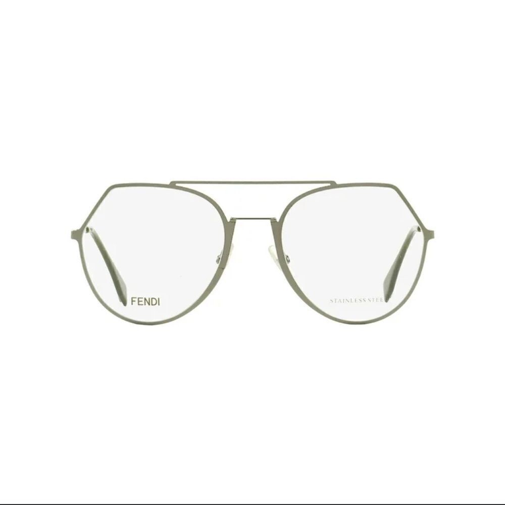 Fendi Demo Geometric Ladies Eyeglasses FF 0329 NEW